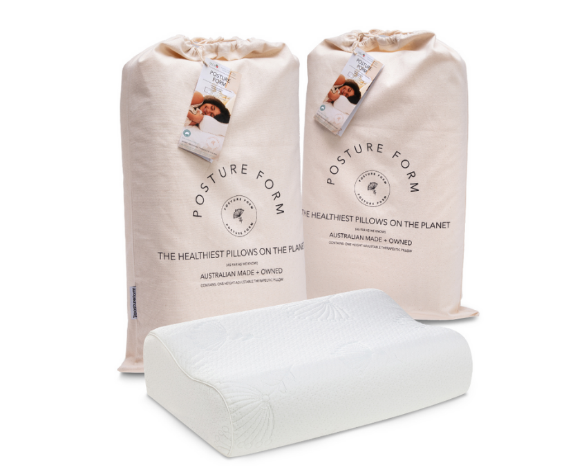 Posture Form Calico Packaging Posture Form Best Pillows Australia